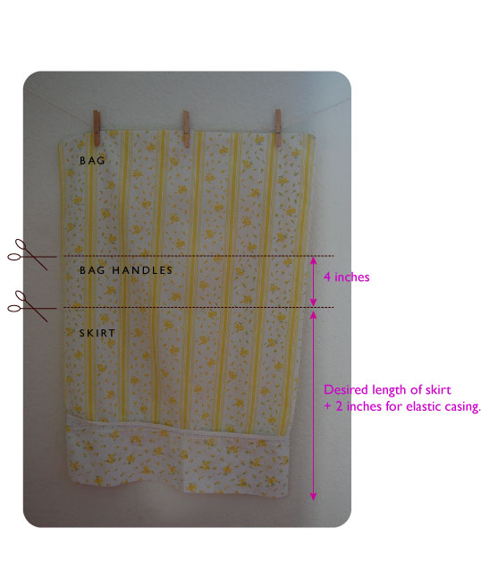 Wee Gallery Pillowcase Skirt Tutorial