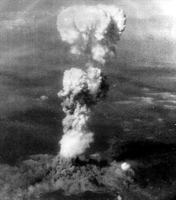 Hiroshima Being Bombed