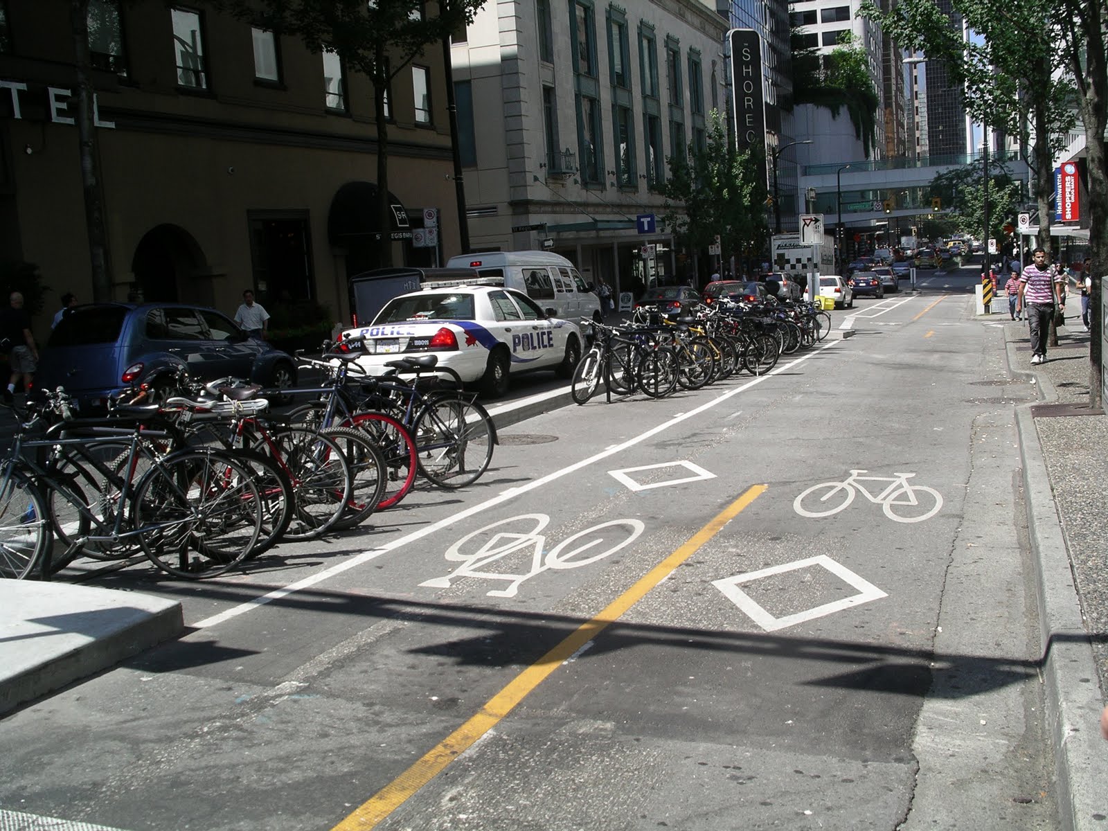 New Separated Bike Lane for Downtown Vancouver