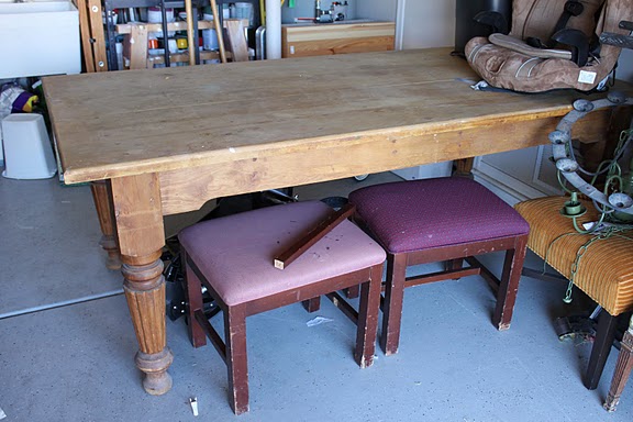 Craigslist Dining Table Before After