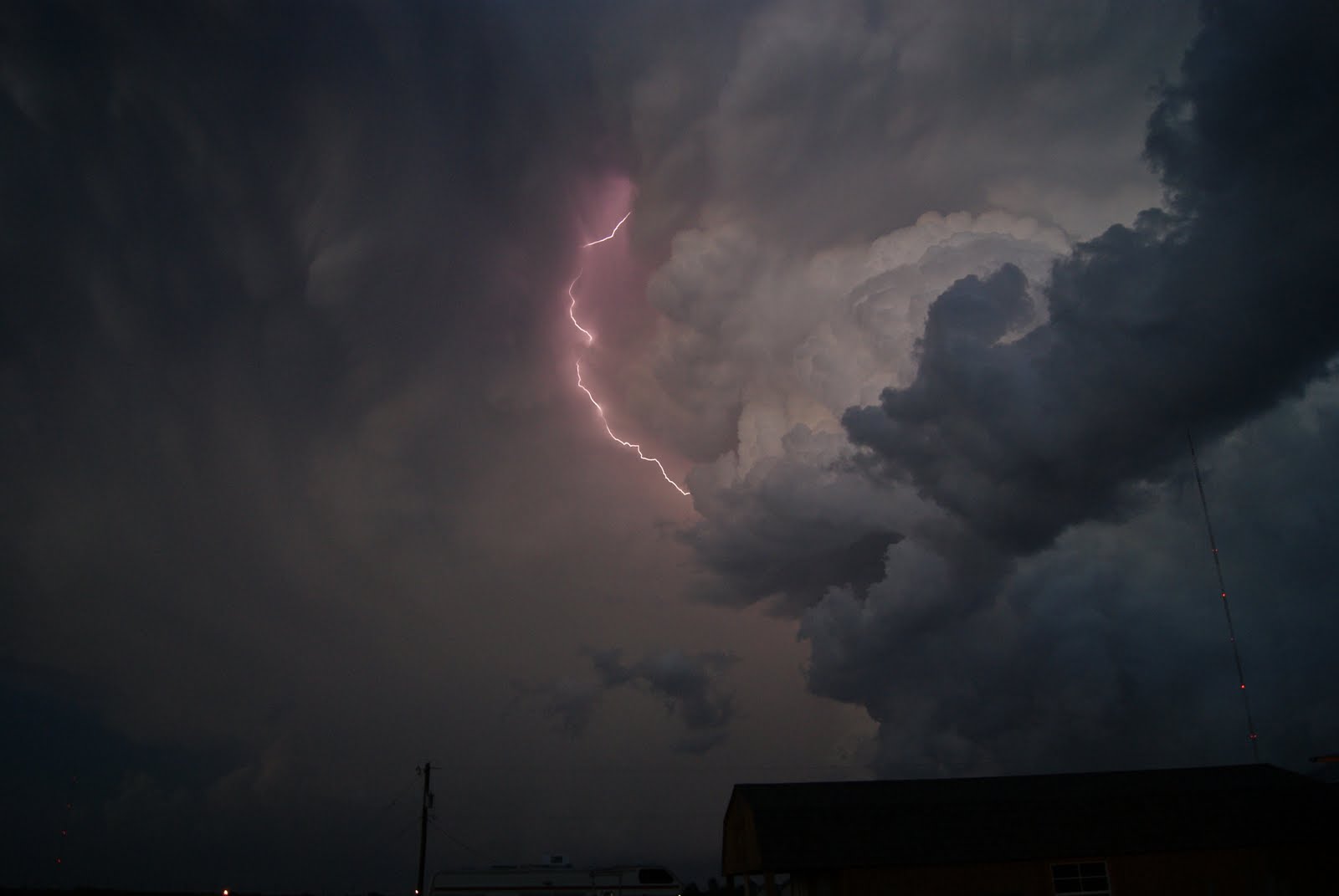 NewsChannel 10 Viewer Weather Pics Storm Clouds with lightning