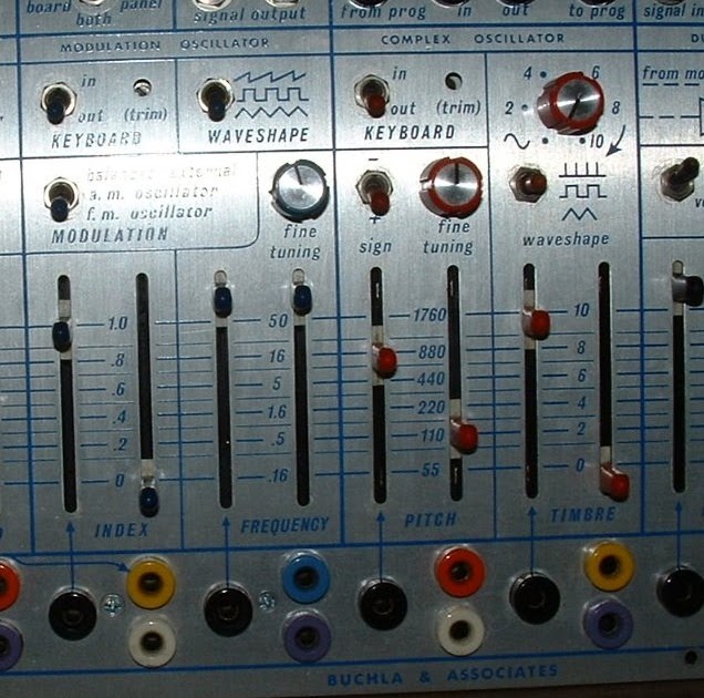 Buchla Tech Music Easel Oscillator