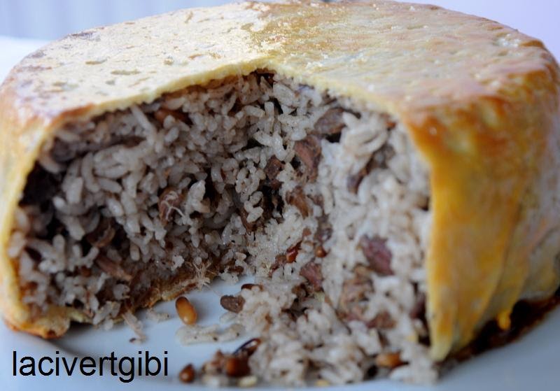 lacivert Perde Pilavı