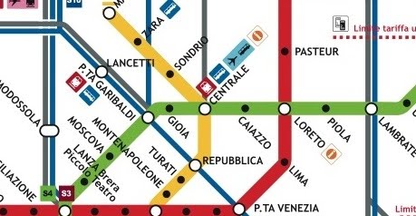 Mappa Linea Metropolitana Di Milano