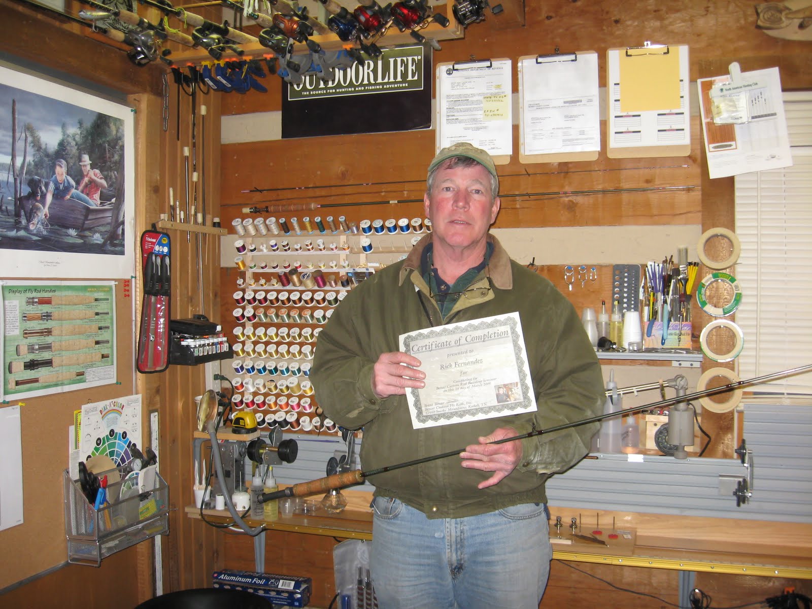 Bonar Custom Rod Building Classes Group and Private Rod Building