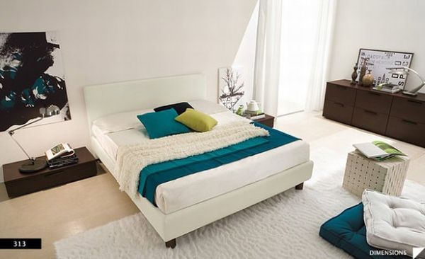 bedroom modern designs bed bright cream interior bedrooms floor chic rooms designing strikingly