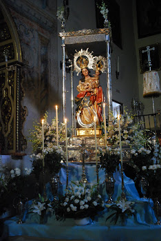 Altar llegada a la Iglesia