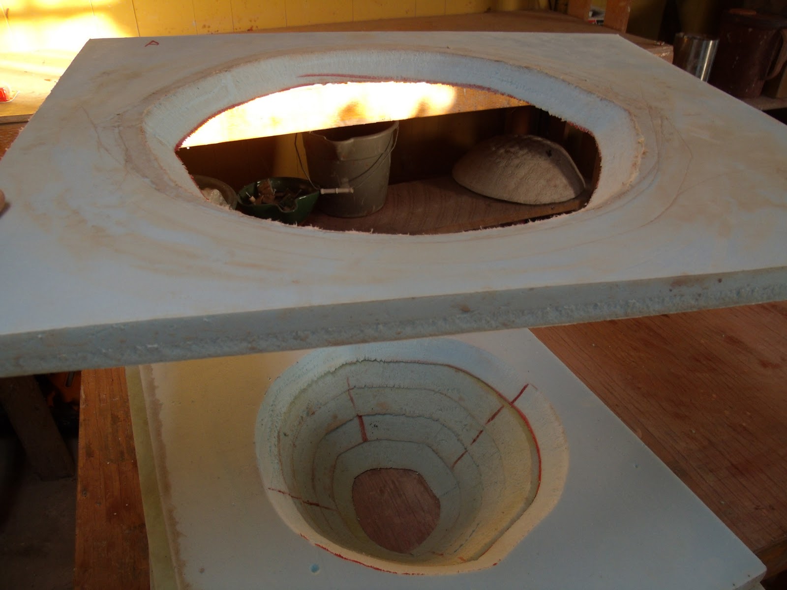 The Duck Droppings A Quick Solution for Making Custom Sink Shapes