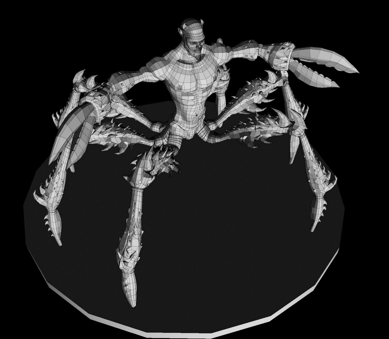 jagan 3d character artist Crab_man