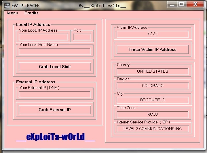 Simbly Some Softwarez IP Tracing Utility