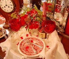 Five Mini-Tablescapes, One Silver Tray