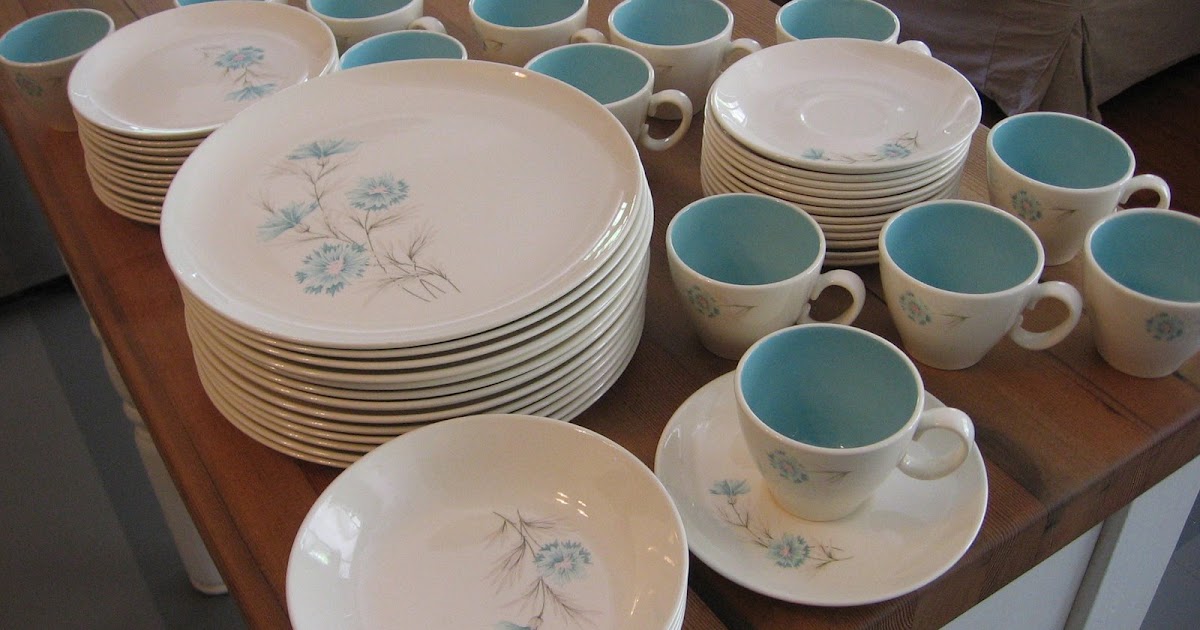 my three sons designs Funky Vintage 50's Dishes