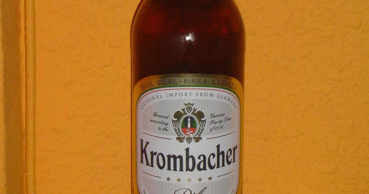 Coleccionando cervezas Krombacher Pils