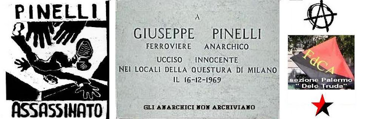 Gli Anarchici non archiviano " Pinelli "