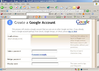 how to create a blog