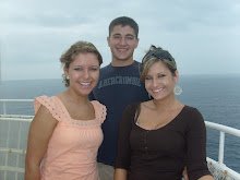 Us with Daniel's sister during her visit.