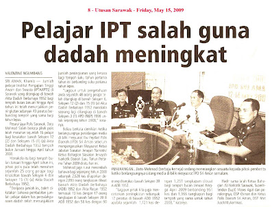 Artikel Tentang Dadah