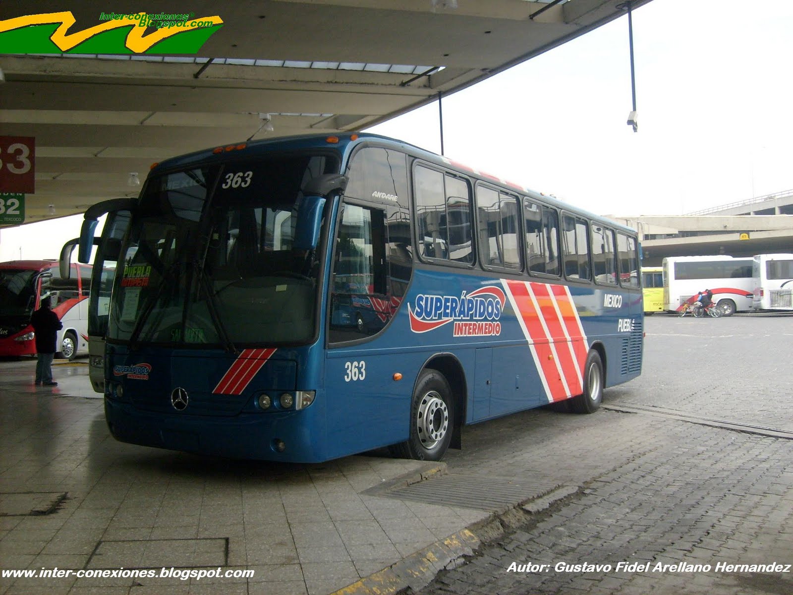 INTER ♦ CONEXIONES AUTOBUSES MEXICO PUEBLA ESTRELLA ROJA LINEA SUPERAPIDOS