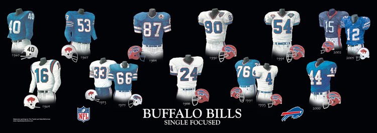 what color are the bills home jerseys