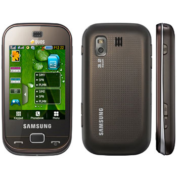 Samsung B5722 Duos Dark Brown