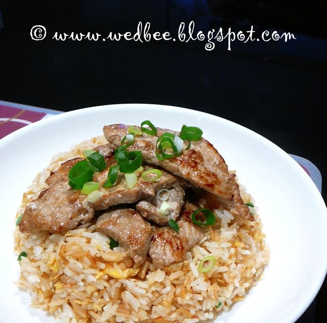 Buzz in the kitchen Mummy B in action Garlic Fried Rice & Ginger