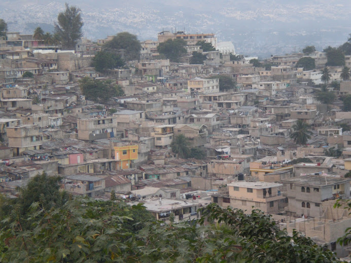 Port-au-Prince from my window at Hospice St. Joseph