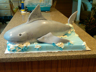 Katrina's Custom Cakes: Shark Cake