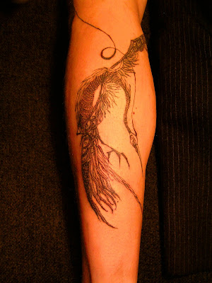 tattoophoenixmitches calf may 2oo9 Posted by alstark ruins at 701 AM