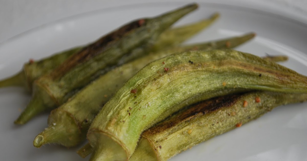 Vegan Crunk Roasted Okra