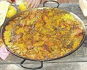 Paella Valenciana avec safran