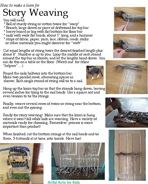 Artful Acts for Kids Weaving stories