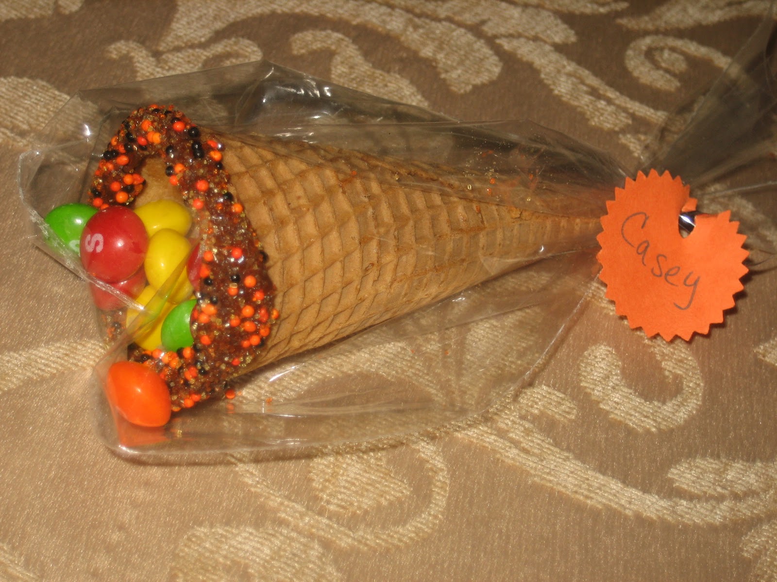 Edible Thanksgiving Placeholders or Party Favors Close To Home