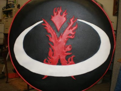 Burning Man Tire Cover Burning Man Tire Cover