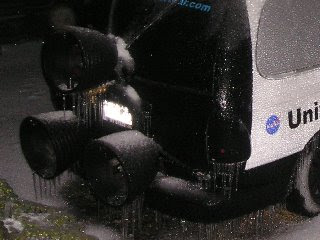Shuttle Van Frozen Rear Thusters