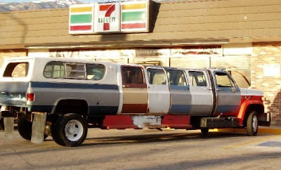 Redneck Limo Art Car Harlequin Wannabe #8