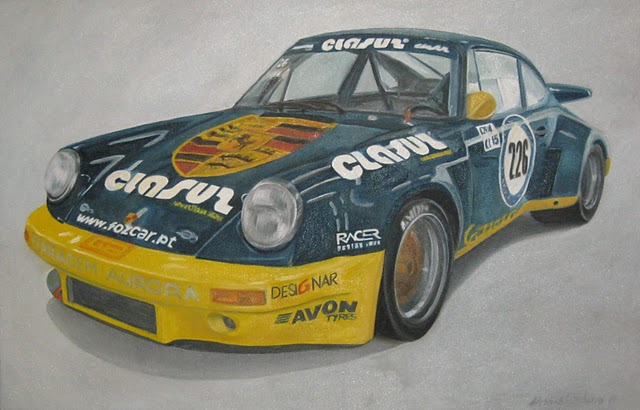d'Assis Cordeiro 2010 - Porsche 911 RSR 3000 - 1974 - Óleo s/ Tela - Oil on Canvas d'Assis Cordeiro 2010 - Porsche 911 RSR 3000 - 1974 - Óleo s/ Tela - Oil on Canvas