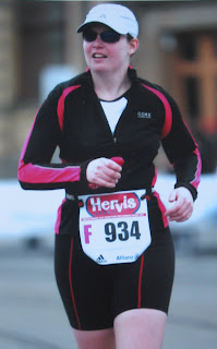 Mom running the Prague Half-Marathon Mom running the Prague Half-Marathon