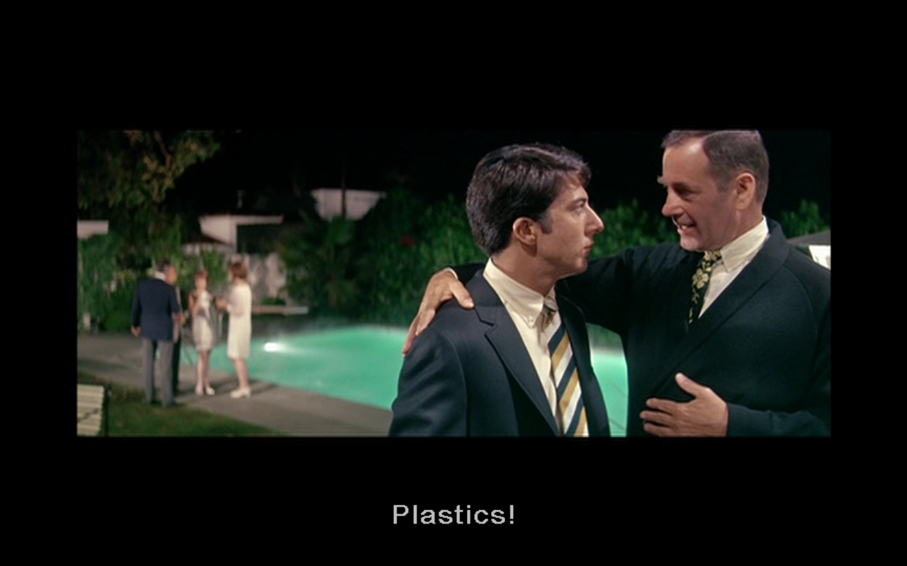 PLASTICS The graduate movie, The graduate 1967, Film clips