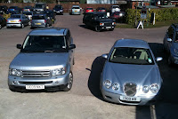 shiny and expensive vehicles