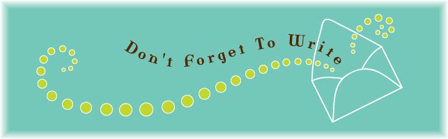 Don't Forget To Write