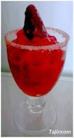 عصير فريز Sorbet+fraise