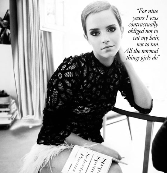 emma watson vogue cover uk. Emma Watson for Vogue UK