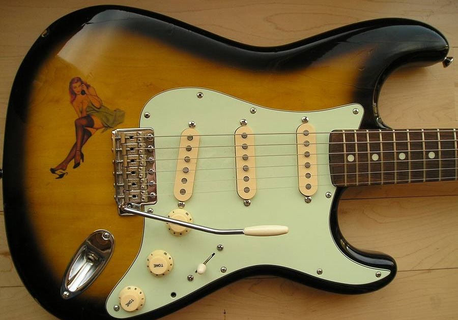 Sexy Pinup Decals by HECTIC ~ Stratocaster Guitar Culture | Stratoblogster