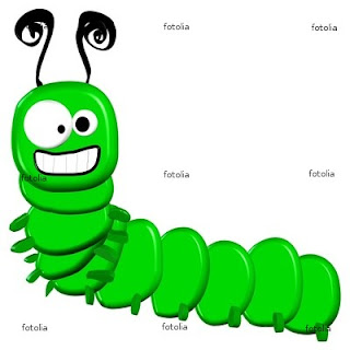 Cartoon Caterpillar Head