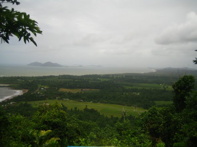 Ausblick von der Bergspitze auf Mission Beach