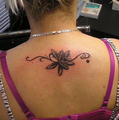 flower side tattoos. March Birth Flower Tattoo