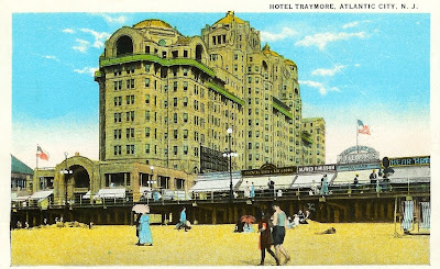 Cleridge Hotel Casino Atlantic City on Writerquake  Old Postcard Wednesday  Hotel Traymore  Atlantic City  Nj