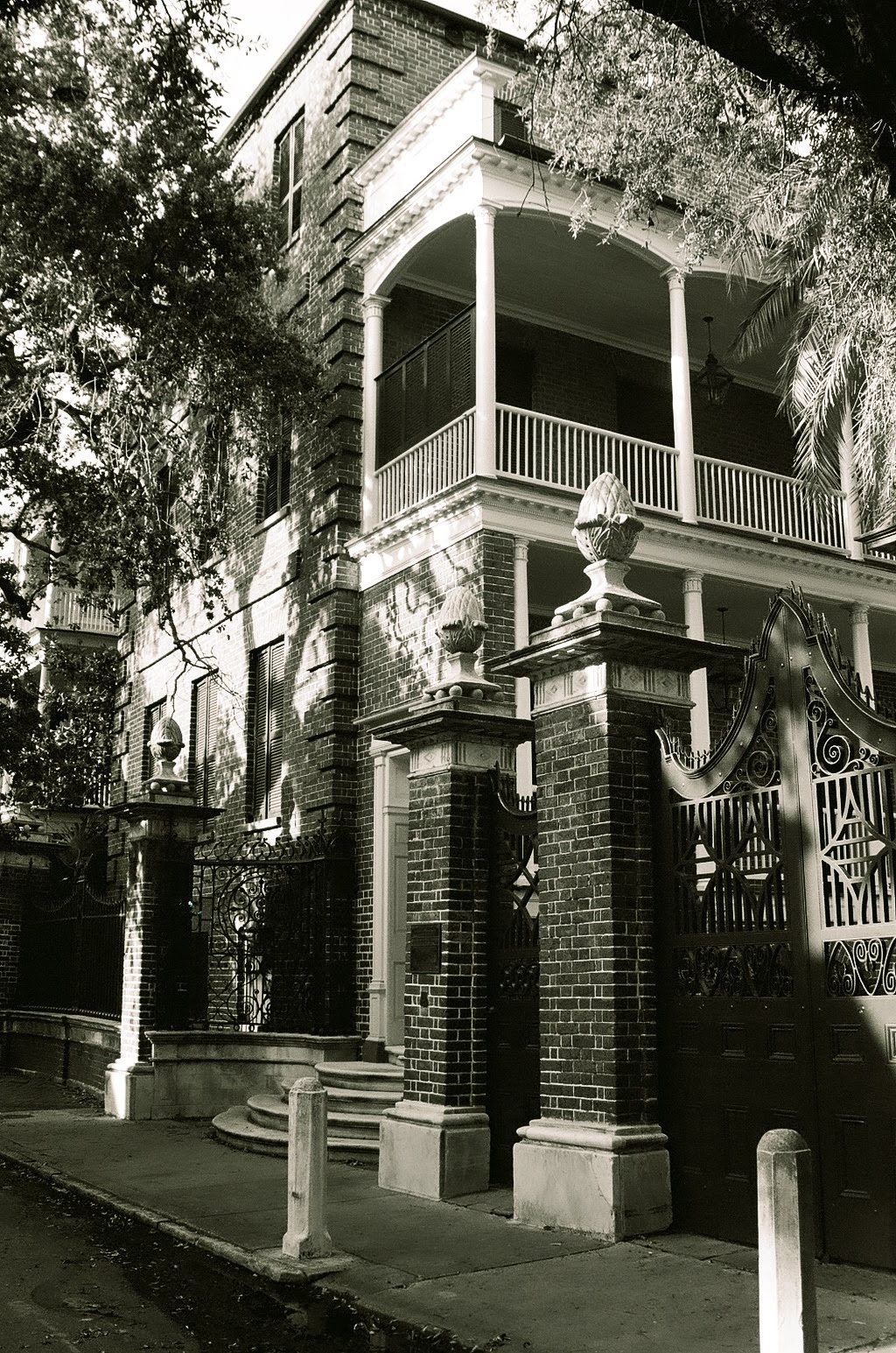 See Charleston (Jonathan Jackson) Pineapple Gates House (14 Legare)