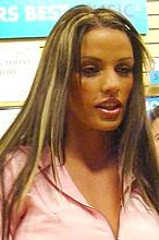 Katie Price Jordan twitter set rack image picture