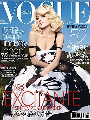 Lindsey Lohan has done yet another photoshoot as Marilyn Monroe.
